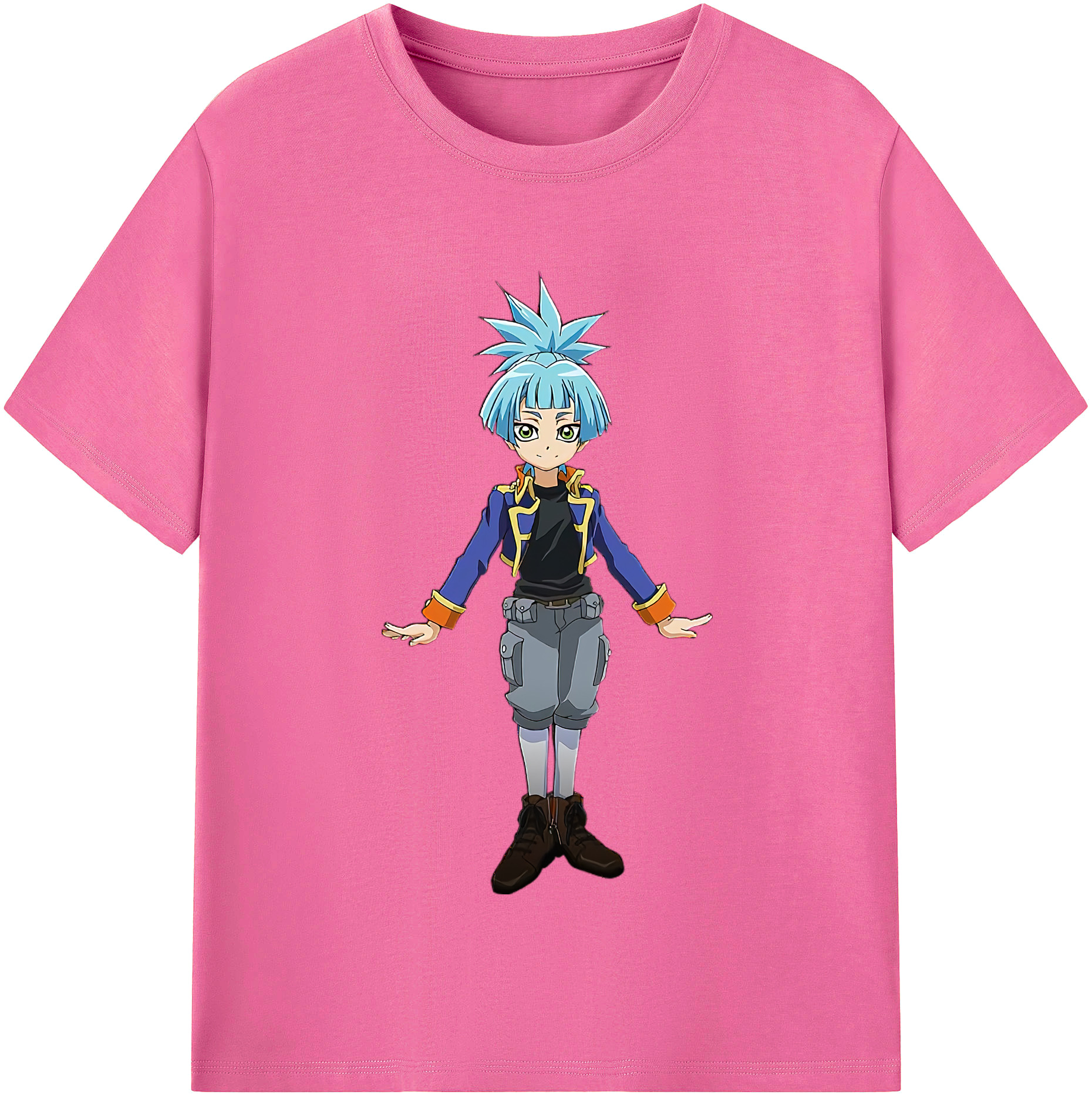 （画像用） 遊☆戯☆王 Yu-Gi-Oh! レディースカジュアルプリントTシャツ（綿100％）